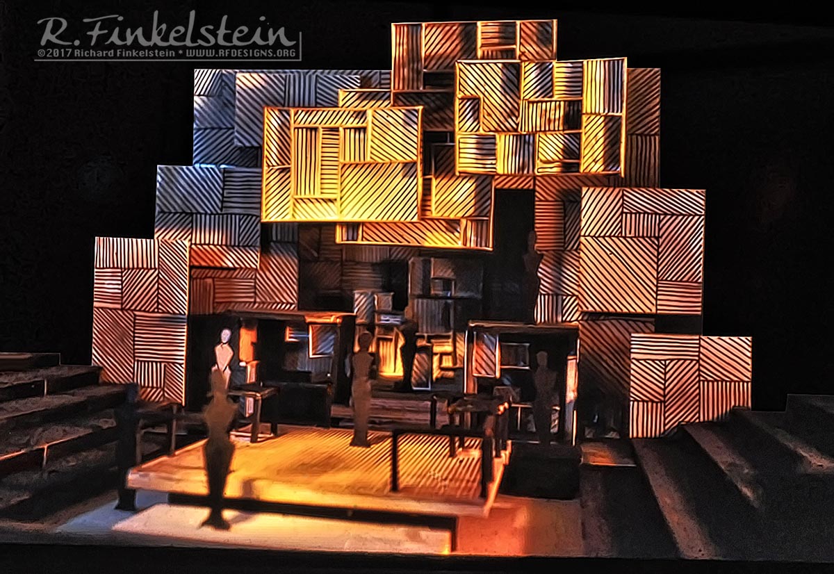 Equus. University of Cincinnati. Set Design by Richard Finkelstein. JMU Theatre